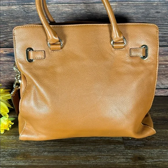 NWT Michael Kors Tan Leather Hamilton Tote Bag! - Picture 4 of 8